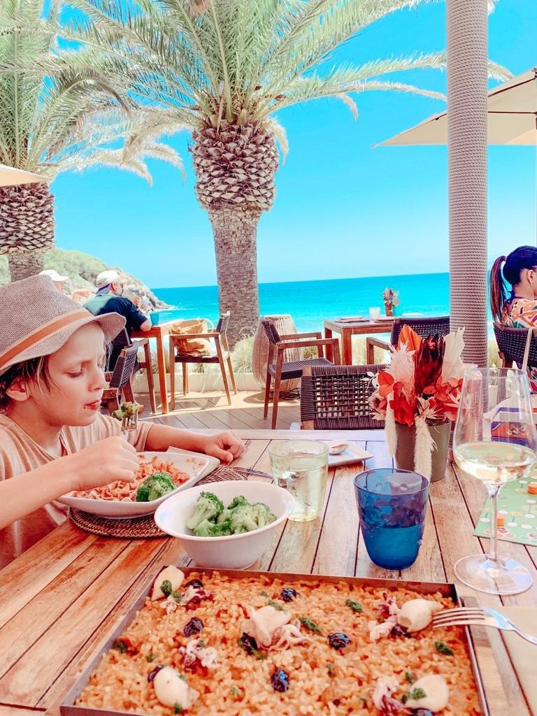 Aiyanna Ibiza Restaurant und Beach Club Mittagessen Lunch