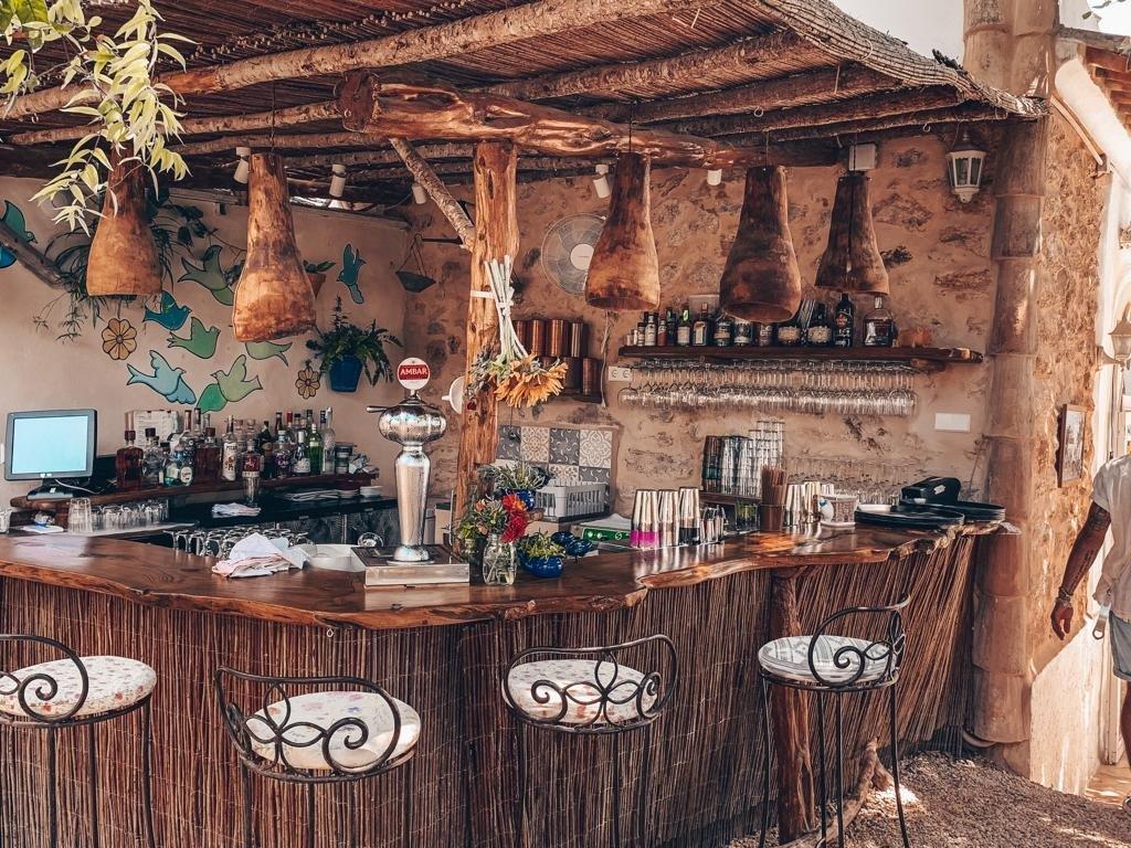 La Paloma Cafe & Restaurant san Lorenzo Ibiza Boho Bar