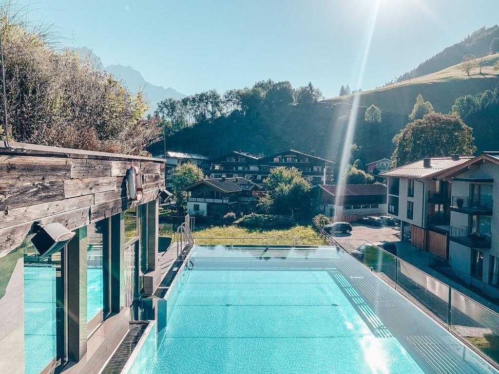 SEPP Alpine Boutique Hotel Adults Only Infinity Pool Dachtreasse