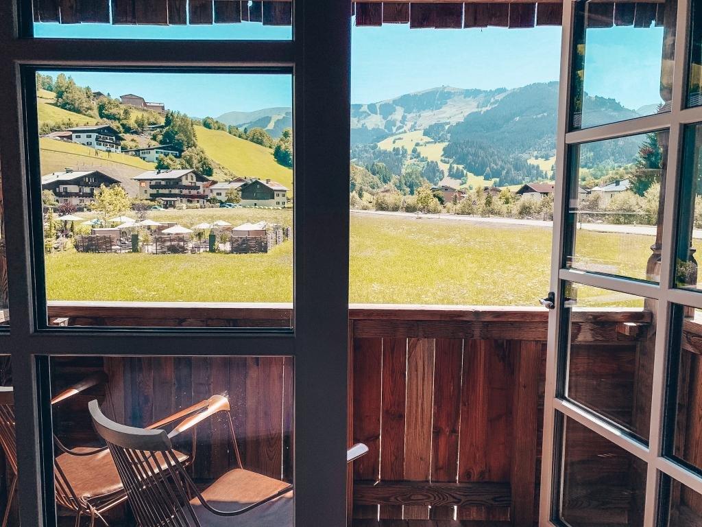 SEPP Alpine Boutique Hotel Adults Only Balkon Aussicht