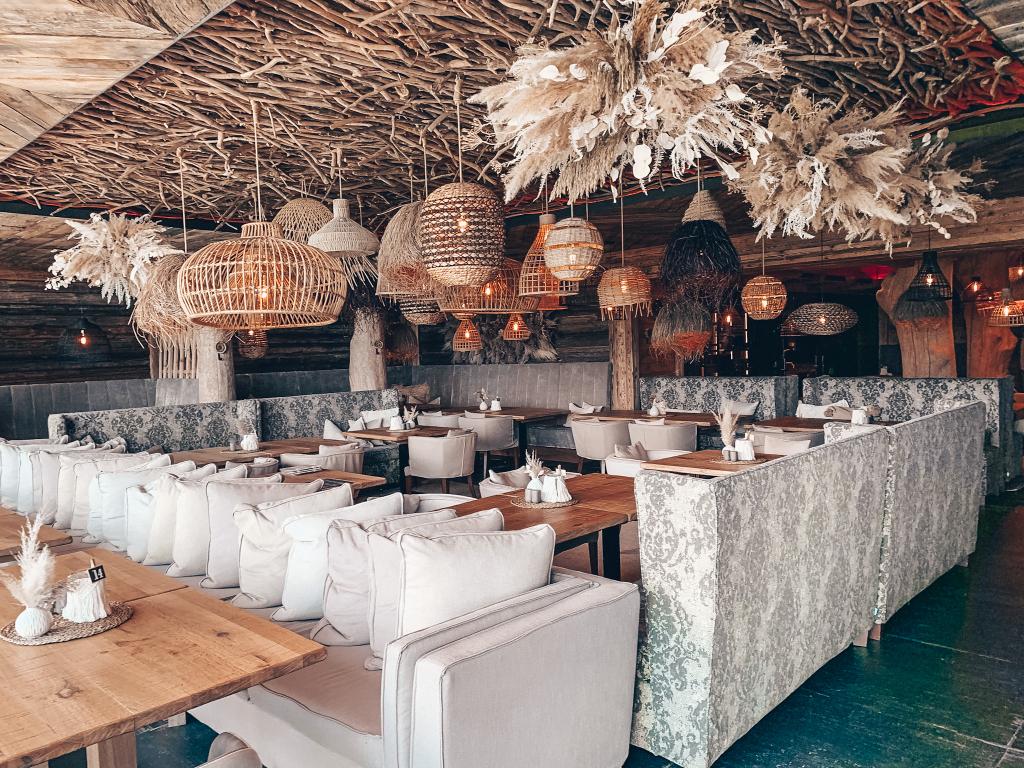 Boho Hotel Jufenalm Restaurant Bohemian Deko