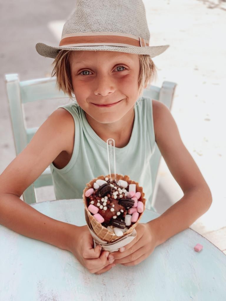 Viivi's Creamery Ibiza Stadt Eiswaffel
