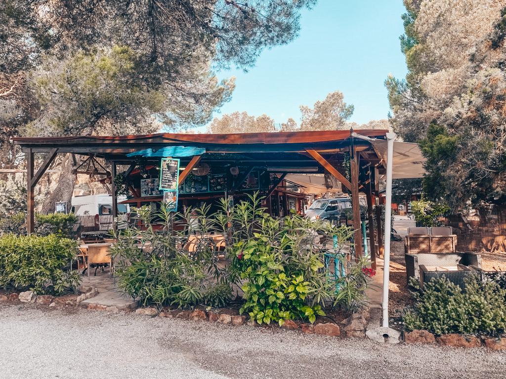 Camping Cala Nova Ibiza Cafe Campingplatz