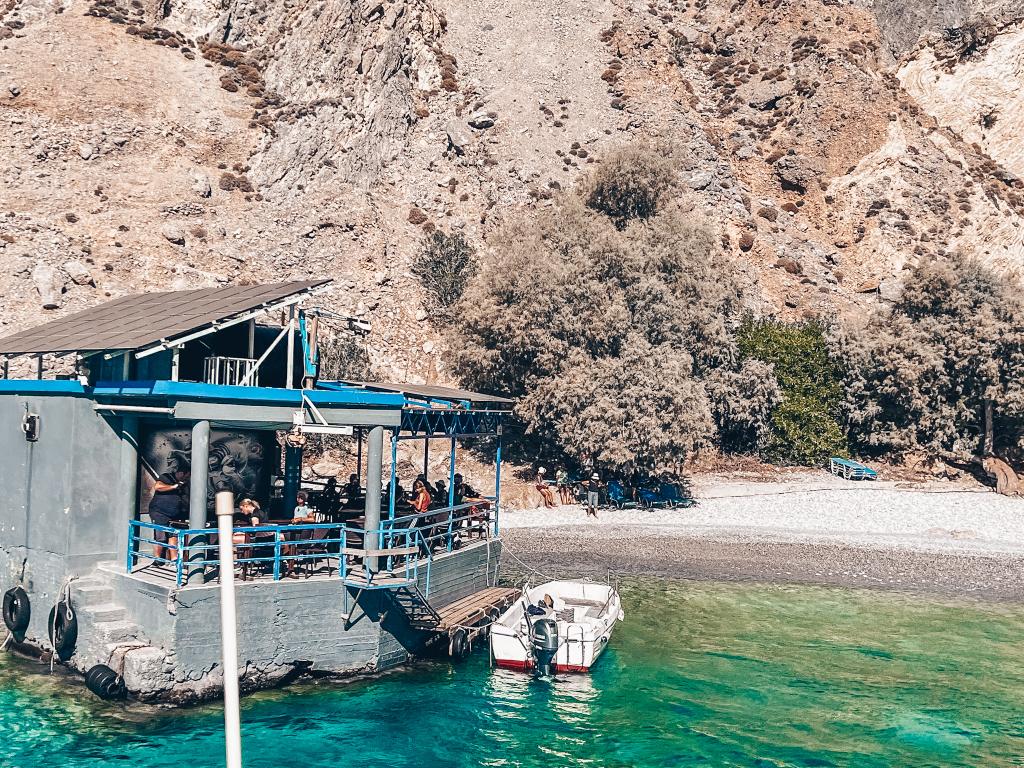 Sweetwater Beach Kreta Taverne Südküste