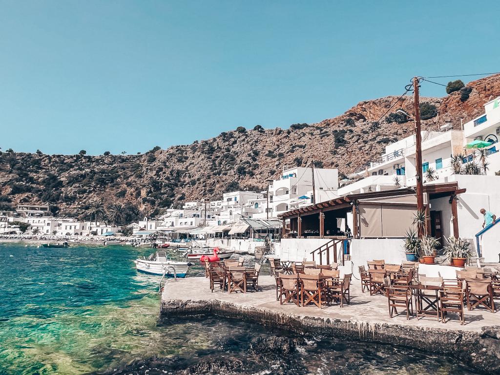 Loutro Kreta Restaurant Meer