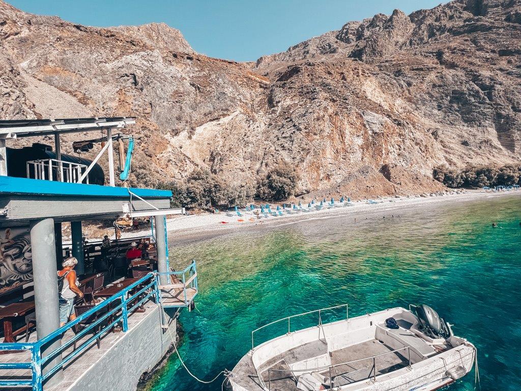 Glyka Nera Taverna - Sweetwater Beach PKreta Crete Restaurants