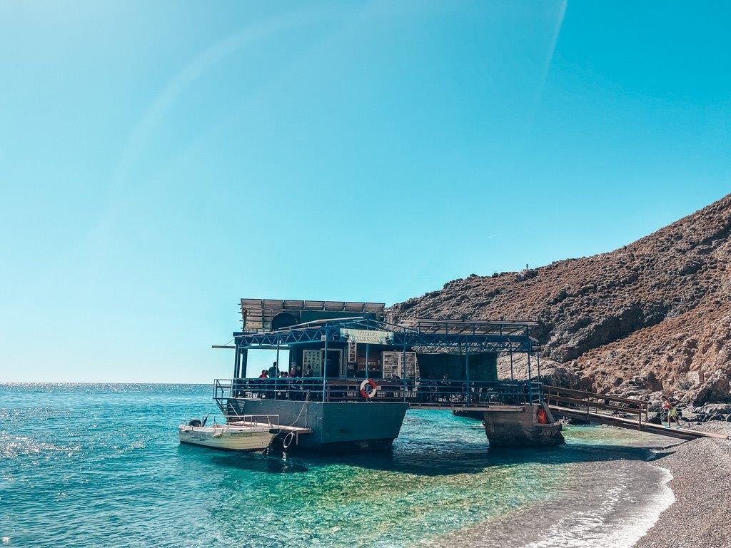 Glyka Nera Taverna - Sweetwater Beach PKreta Crete Restaurants