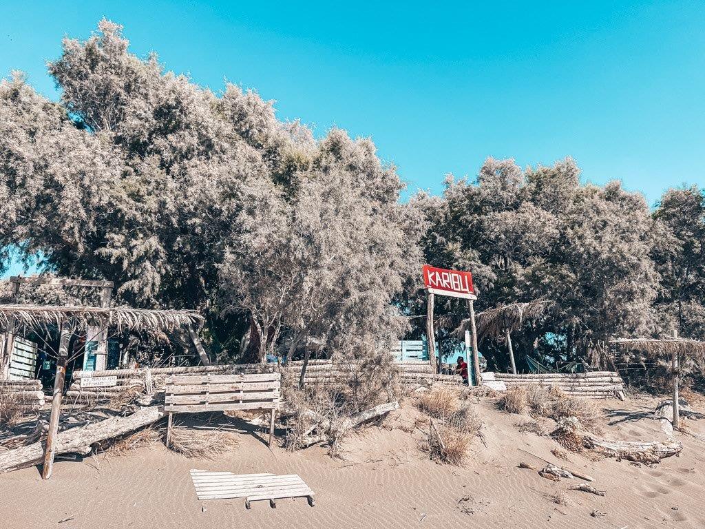 Karibu Strand Bar - Kommos Beach Kreta Crete