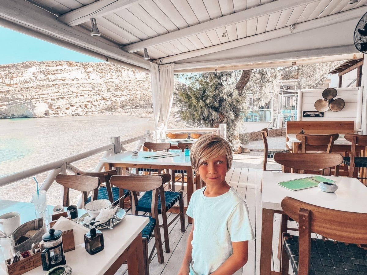 Port Side Bistro Café - Matala Restaurant Kreta Crete