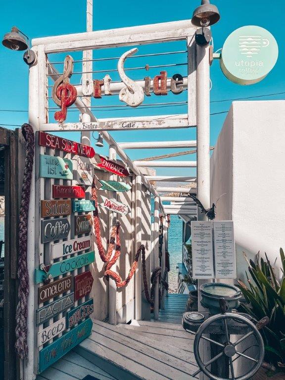 Port Side Bistro Café - Matala Restaurant Kreta Crete