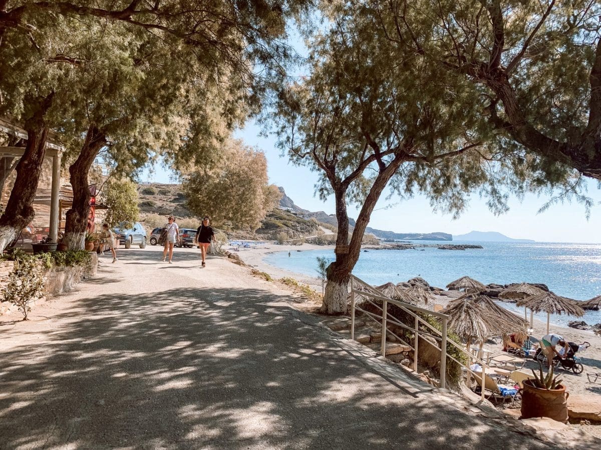 Taverna Vasilis - Little Triopetra Kreta Crete Restaurant