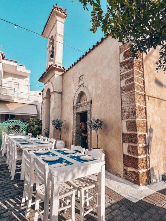 Restaurants Kreta Malia Altstadt Old Town San Georgio