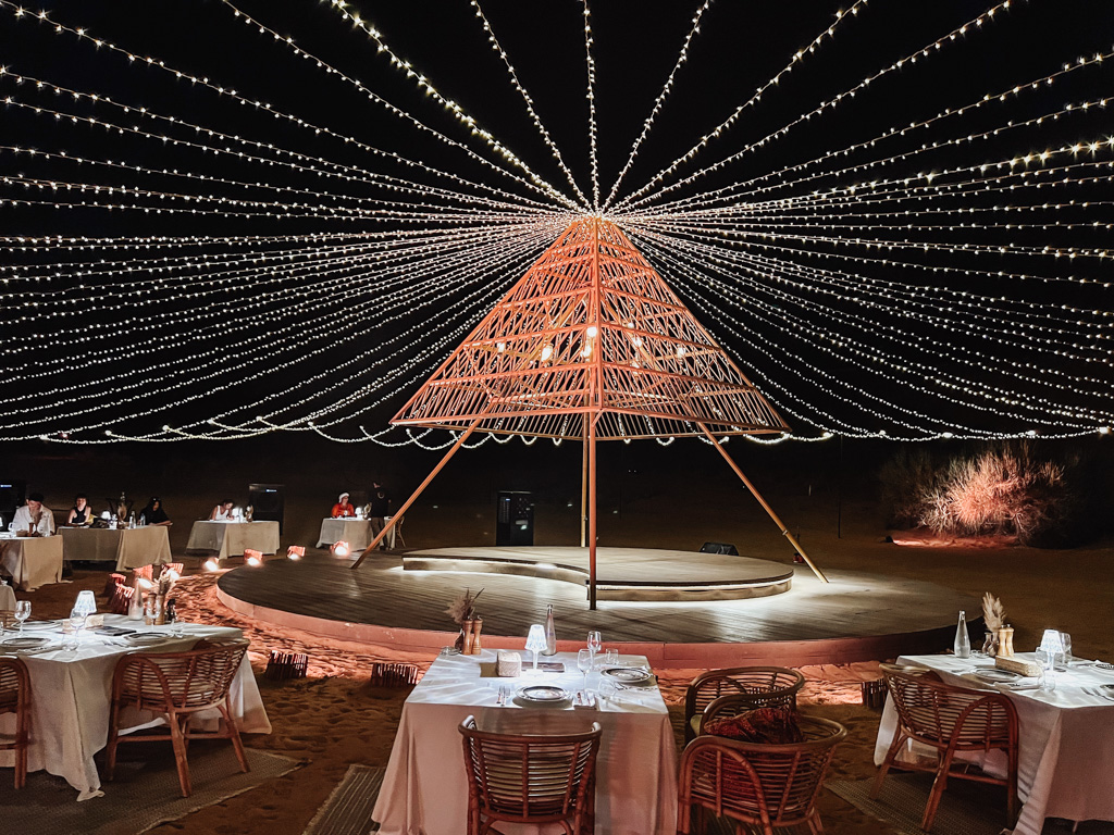 Sonara Camp Dubai Nara Dinner Experience