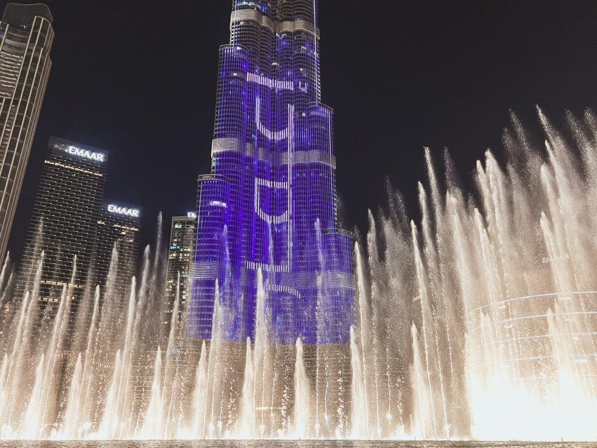 Dubai Burj Khalifa Fountain