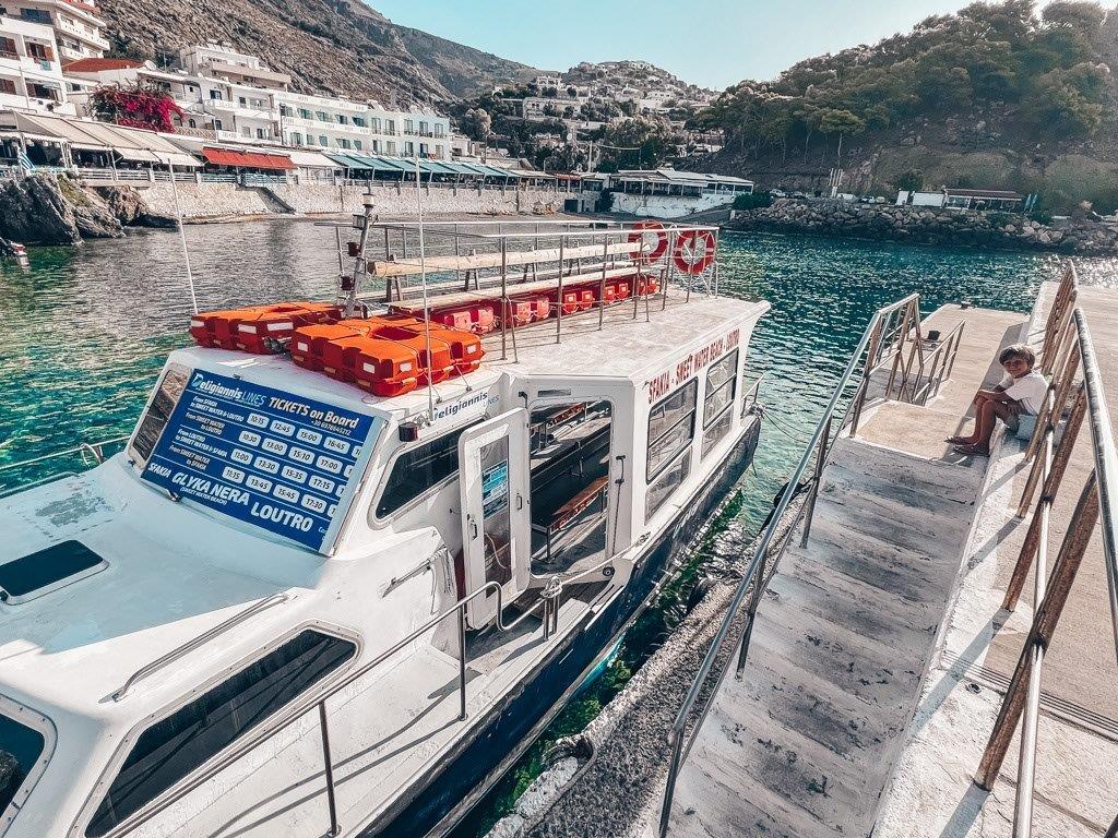 Glyka Nera Taverna - Sweetwater Beach PKreta Crete Restaurants