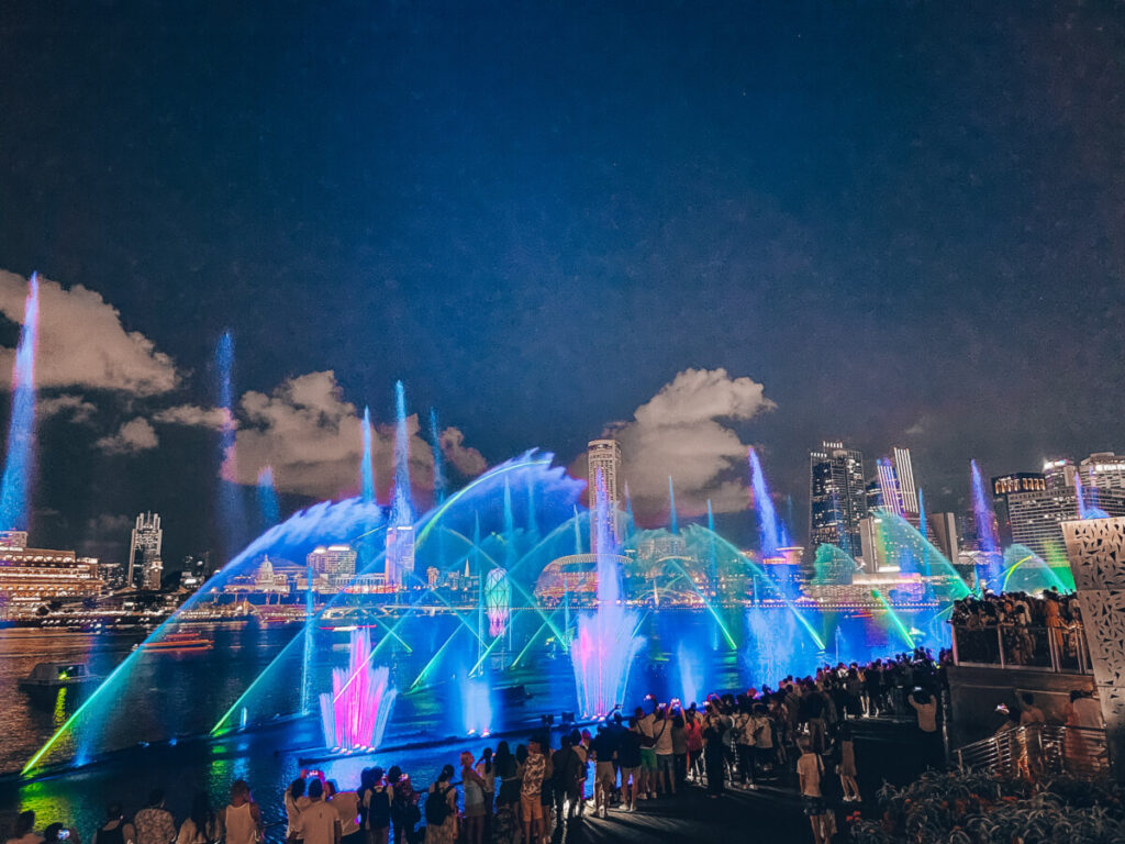Spectra Light & Water Show am Marina Bay Sands Singapur