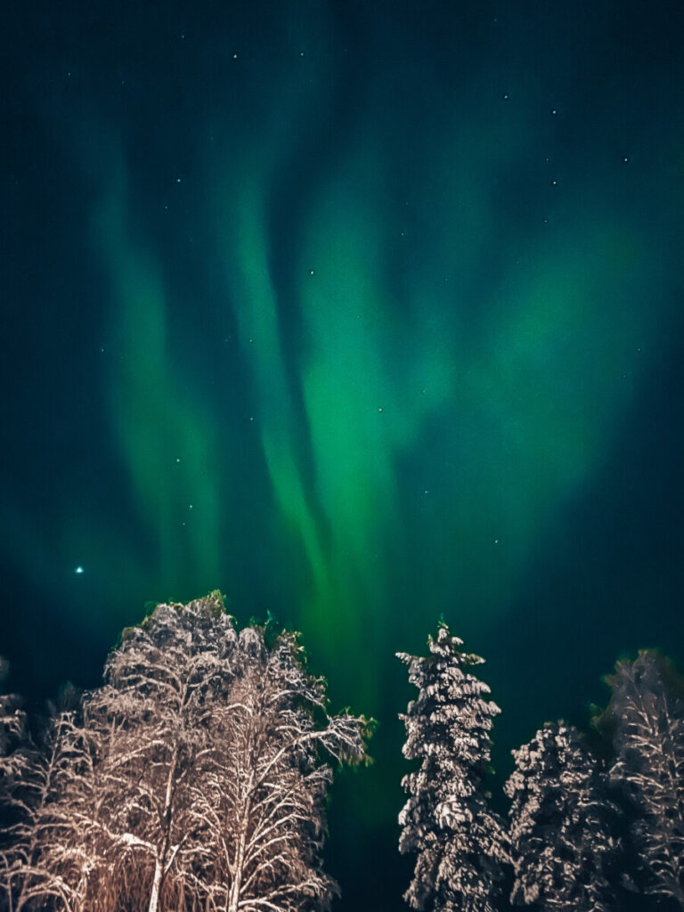Finnland Nordlichter Aurora Borealis