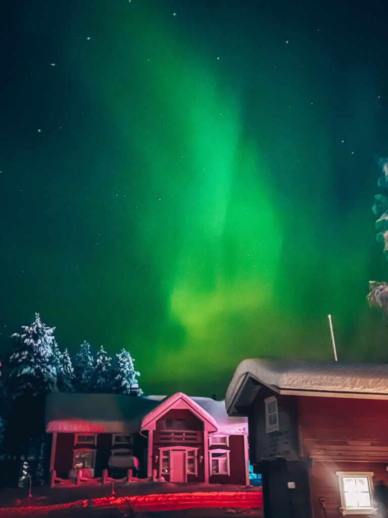 Finnland Nordlichter Aurora Borealis