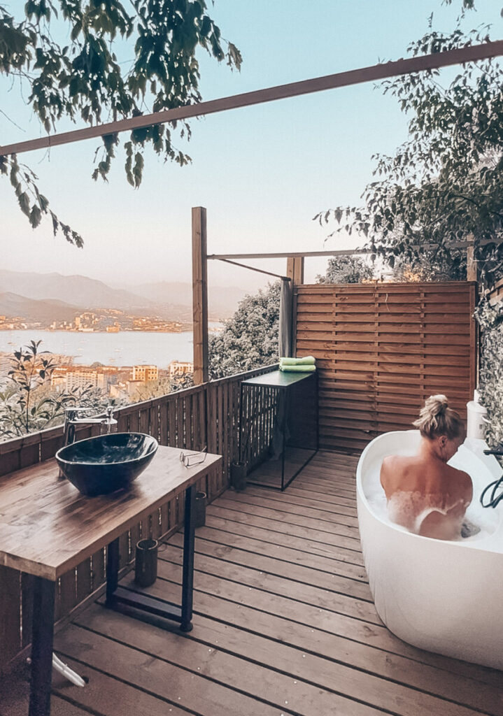 Ajaccio Airbnb Kabine offenes Dach