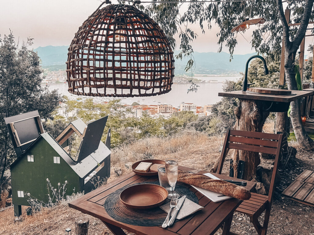 Ajaccio Airbnb Kabine offenes Dach