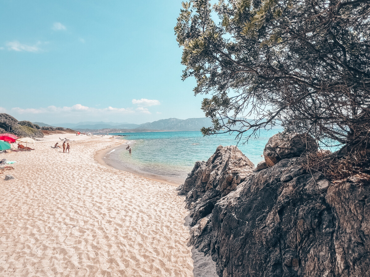 Plage de Scodi Neri Olmeto Korsika